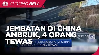 Jembatan Penghubung Di China Ambruk, 4 Orang Tewas