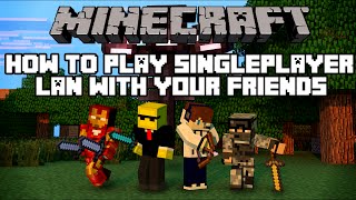 How to play Minecraft Lan singleplayer with your friends! Working 2014! (Hamachi) (EvolveHQ)
