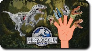 Jurassic world New Dinosaur Finger Family Nursery Rhyme for Childrens Babies and Toddlers | kidss