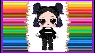 ЛОЛ СЮРПРИЗ КОНФЕТТИ ПОП #СУМЕРКИ ! #РАСКРАСКА ! LOL SURPRISE CONFETTI POP COLORING DUSK РИСУЕМ ЛОЛ