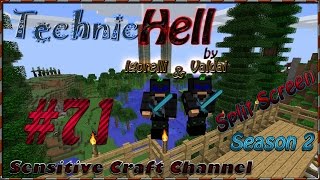 Minecraft 1.5.2 Technic Hell [Season 2][Split Screen] (Серия 71) "Работа со льдом"