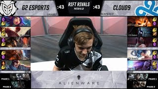 Caps Plays Twisted Fate - G2 VS C9 Highlights - 2019 Rift Rivals D1