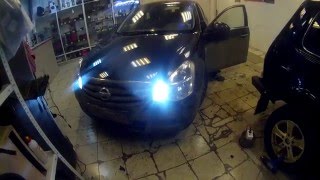 Nissan Almera  Led ходовые огни