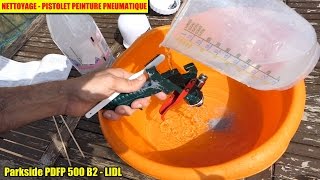 pistolet pneumatique lidl parkside nettoyage cleaning Reinigung air comprime