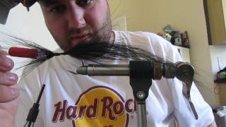Flytying black knight pike fly