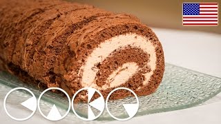 Creamy and chocolaty: CHOCOLATE CAKE ROLL