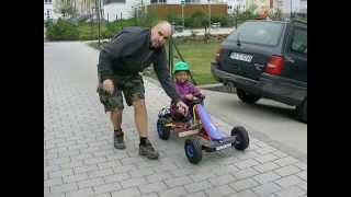 Go Kart mit Elektromotor 2 Test Eigenbau Homemade