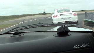 Lotus Elise VS Porsche cayman Cup
