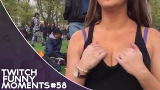 ULTIMATE Twitch Funny Moments Compilation #58 Girl shows her boobs on livestream! (UNCENSORED)
