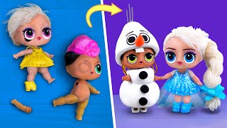 10 идей для старых кукол ЛОЛ Сюрприз Холодное сердце