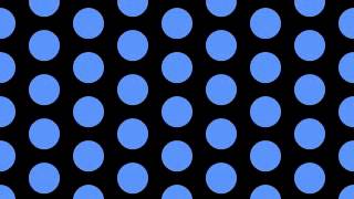 blue polka dotted