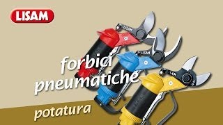 Potatura: forbici pneumatiche Lisam