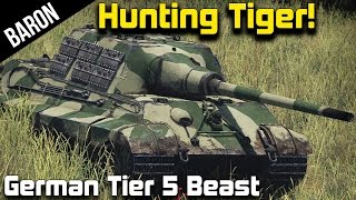 War Thunder - Jagdtiger, 128mm Main Gun on the Nazi Wonder Weapon!