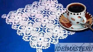 Вязать Квадратную Салфетку Крючком - образцы работ 2019 / Assign A square napkin Hook