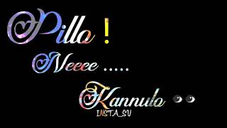 Nee kanulona lyrics song savari what's up status