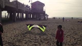 Craziest and Funniest Stunt Kite Ever at Huntington Beach, California