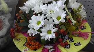 Букет учителю. Мастер-класс