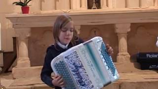 Madlyn 11 ans - Accordion concert in church - Concert d'église, Octobre 2019