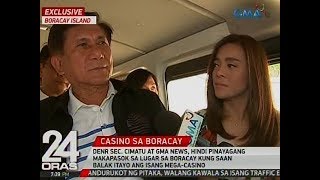 24 Oras Exclusive: Sec. Cimatu at GMA News, 'di pinayagang makapasok sa pagtatayuan ng mega-casino