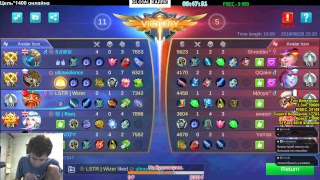 Только Турнирная катка. Mobile legends.