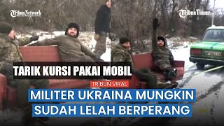 Bermain dengan Sofa Bekas, Tentara Rusia Klaim Tentara Ukraina Tidak Siap Berperang