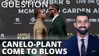 WATCH: Canelo-Plant come to blows ahead of mega-fight