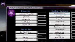 Test Drive Unlimited 2 (TDU2) - Trainer - Ultimate Stats Editor for v034b16