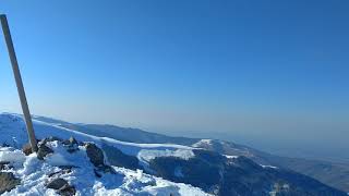 Panorama Sarrat de la Pelade (1701m). Février 2018