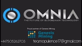 11th October Zoom Presentation Omnia / Genesis Mining