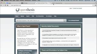 Full Text Options for Dissertations & Theses