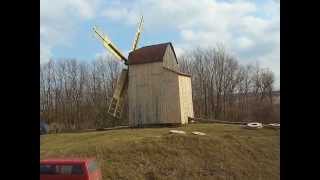 Windmill с. Івківці Вітряний млин в роботі.