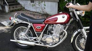SR400 WMトライアンフタイプマフラー音（バッフル無）