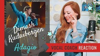 Dimash Kudaibergen Adagio Reaction - Vocal Coach Reaction