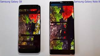 Samsung Galaxy S8 vs Samsung Galaxy Note 8 - Antutu and Geekbench 4 benchmarks