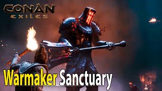 Conan Exiles NEW DUNGEON (PS4): Warmaker Sanctuary (Private Server)