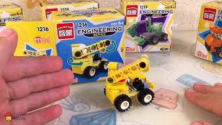 Обзор на Конструктор Enlighten Brick Подъемный кран 1216, серия Строительная техника