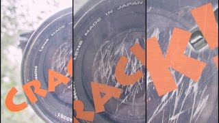 Царапины на передней линзе объектива - влияние на качество картинки.