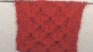 0224-узор Буфы..Вязание спицами. Pattern. Knitting with needles