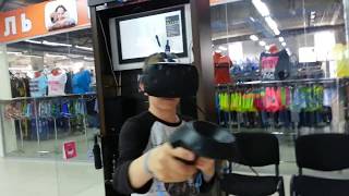 Игра Super HOT on HTC Vive VR. Super HOT on HTC Vive game VR.
