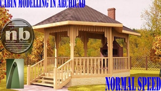 köşk,booth,стенд (modelling in ArchiCAD)