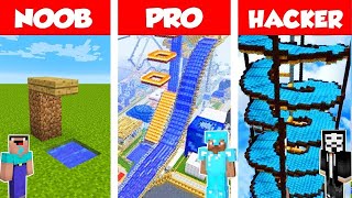 Minecraft NOOB vs PRO vs HACKER: SWIMMING POOL CHALLENGE in Minecraft / Animation