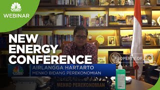 Airlangga Hartarto: Dorong EBT, RI Berkomitmen Kurangi 29% GRK