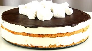 Торт "Птичье молоко"  из белков / Самый вкусный Простой рецепт