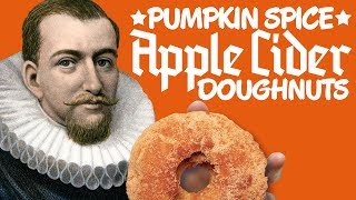 Pumpkin Spice Apple Cider Doughnuts Recipe | Eating Historically