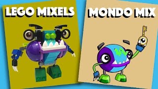 LEGO Mixels - Mondo Mix - Stop Motion Build (How to Build)