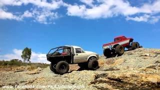 Best Off road RC rock crawler car 4x4 trip Tamiya Hilux Tundra cage proline flat iron Australia