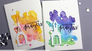 SSS Watercolor Hugs & Prayers | Gansai Tambi on Hot Press WC Paper