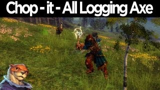 Guild Wars 2 - Gem Store Preview - Chop-It-All Logging Axe