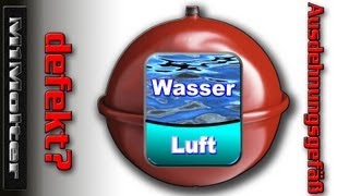 Ausdehnungsgefäß der Heizung defekt? Ausdehnungsgefäß aufpumpen M1Molter