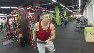 Упражнения с блином для бойцов!! Тренировка ударных мышц!!